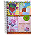 Caderno Universitário 10 Matérias 200 Folhas Tema Patchwork Modelo 1 - Imagem 1