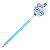Lápis Preto HB com Ponteira de Borracha Tema Caderno Kawaii - Imagem 1