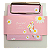 Mini Prancheta com Bloco 40 Folhas Tema Kawaii Gatinho Rosa - Imagem 1