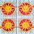 Guardanapo para Decoupage 33x33 Mandala Sol - Imagem 1