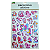 Cartela de Adesivos Autocolantes 3D Unicórnio - Imagem 1