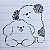 Carimbo para Scrapbook 3cm x 3cm Cachorrinhos Kawaii - Imagem 2