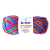 Novelo de Lã Tricô Crochê 40g 84m Cisne D'Primera Multicolor 701 Coats - Imagem 1