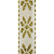 Galão Decorado 18mm 10m MW612 Branco Dourado Marwan - Imagem 1