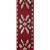 Galão Decorado 18mm 10m MW612 Vermelho Prata Marwan - Imagem 1