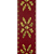 Galão Decorado 18mm 10m MW612 Vermelho Dourado Marwan - Imagem 1