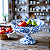 Guardanapo para Decoupage 33x33 Frutas Azul e Branco - Imagem 2