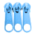 Cursor Para Zíper Nº5 com 3 Unidades Cor Azul Bebê - Imagem 1