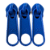 Cursor Para Zíper Nº5 com 3 Unidades Cor Azul - Imagem 1