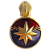 Cursor Resinado para Zíper Nº5 Capitã Marvel - Imagem 1