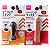 Kit Carimbo de Madeira Modelo Flor de Lis e Cera Bronze Daiso - Imagem 1