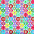 Guardanapo para Decoupage 33x33 Mosaico de Mandalas - Imagem 1