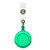 Presilha para Crachá Retrátil Roller Clip Verde - Imagem 1