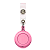 Presilha para Crachá Retrátil Roller Clip Rosa - Imagem 1