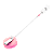 Presilha para Crachá Retrátil Roller Clip Rosa - Imagem 2