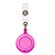 Presilha para Crachá Retrátil Roller Clip Pink - Imagem 1