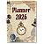 Planner Pessoal 2026 em PDF Tema Vintage - Imagem 1