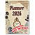 Planner Pessoal 2026 em PDF Tema Vintage - Imagem 1