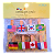 Mini Prendedor de Madeira 3.5cm 8 Unidades Bandeiras de Países - Imagem 1