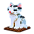 Mini Blocos de Montar Petit Block Gato - Imagem 2