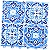 Guardanapo para Decoupage 33x33 Azulejos Clássicos - Imagem 2