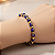 Pulseira Dezena de Nossa Senhora Aparecida Azul e Dourado - Imagem 3