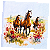 Guardanapo para Decoupage 33x33 Cavalos Selvagens - Imagem 2
