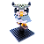 Mini Blocos de Montar Petit Block Coruja de Chifres - Imagem 2