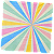 Guardanapo para Decoupage 33x33 Radial Vintage Tom Pastel - Imagem 2