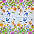 Guardanapo para Decoupage 33x33 Polinizadores no Jardim - Imagem 1
