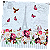 Guardanapo para Decoupage 33x33 Torre Eiffel Vintage com Flores - Imagem 2