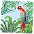 Guardanapo para Decoupage 33x33 Arara Tropical - Imagem 2
