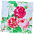 Guardanapo para Decoupage 33x33 Rosas em Fundo Vintage - Imagem 2