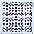 Gabarito para Bordado Sashiko 10cm x 10cm em Stencil Modelo 3 - Imagem 1