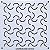 Gabarito para Bordado Sashiko 10cm x 10cm em Stencil Modelo 8 - Imagem 1