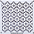Gabarito para Bordado Sashiko 10cm x 10cm em Stencil Modelo 11 - Imagem 1