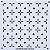 Gabarito para Bordado Sashiko 10cm x 10cm em Stencil Modelo 13 - Imagem 1