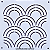 Gabarito para Bordado Sashiko 10cm x 10cm em Stencil Modelo 21 - Imagem 1