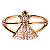Anel Nossa Senhora Aparecida Dourado Brilho - Imagem 1