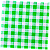 Guardanapo para Decoupage 33x33 Xadrez Grande Verde e Branco - Imagem 2