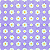 Guardanapo para Decoupage 33x33 Margaridas em Fundo Lilás - Imagem 1