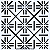 Gabarito para Bordado Sashiko 10cm x 10cm em Stencil Modelo 36 - Imagem 1