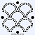 Gabarito para Bordado Sashiko 10cm x 10cm em Stencil Modelo 42 - Imagem 1