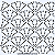 Gabarito para Bordado Sashiko 10cm x 10cm em Stencil Modelo 45 - Imagem 1