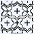 Gabarito para Bordado Sashiko 10cm x 10cm em Stencil Modelo 54 - Imagem 1