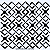 Gabarito para Bordado Sashiko 10cm x 10cm em Stencil Modelo 56 - Imagem 1
