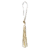 Tassel de Seda para Artesanato 13cm 3 Unidades Pérola - Imagem 1