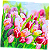 Guardanapo para Decoupage 33x33 Jardim das Tulipas - Imagem 2
