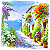 Guardanapo para Decoupage 33x33 Vila Mediterrânea - Imagem 2