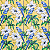 Guardanapo para Decoupage 33x33 Araras Azuis Tropicais - Imagem 1